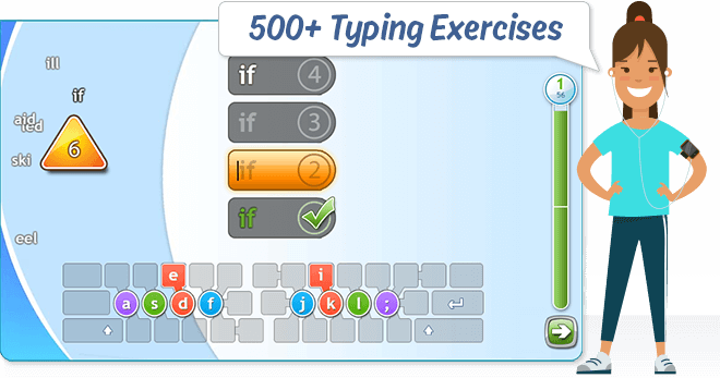 online typing master test in english